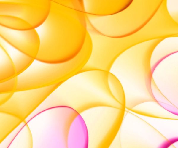 Flowing shapes suggesting dynamic movement and vitality